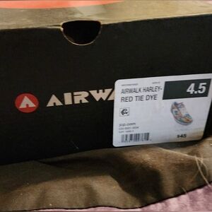 Airwalk Red Tie Dye Sneakers